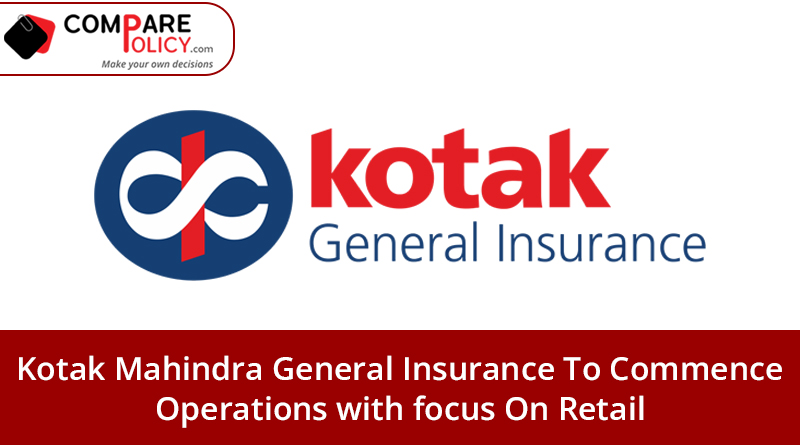 Kotak Mahindra General Insurance to commence operations with focus on retail