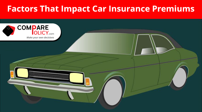 Factors that impact car insurance premiums