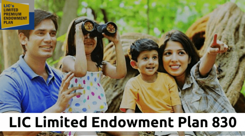 LIC Limited Endowment Plan 830