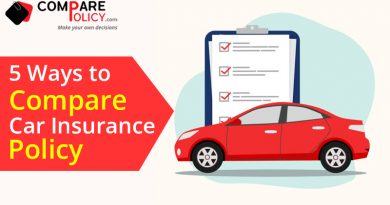 5 ways to compare car insurance policy
