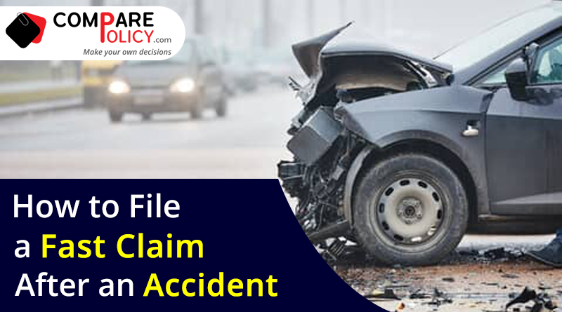 How to file a fast claim after an accident