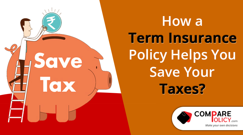 How a term insurance policy helps you save your taxes