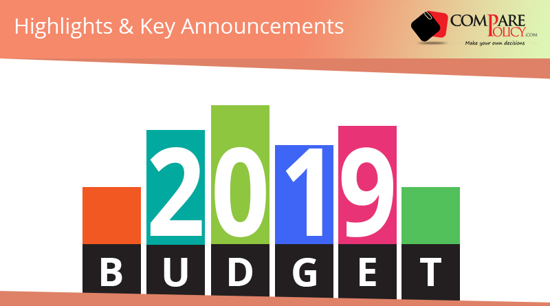 union budget 2019: highlights & key announcements