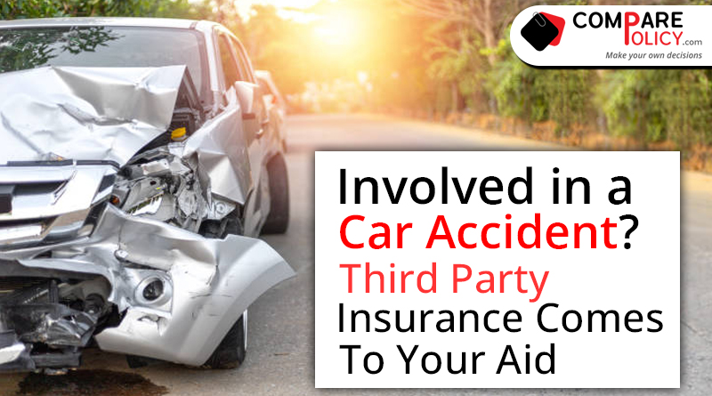 Involved in a car accident, third party insurance comes to your aid