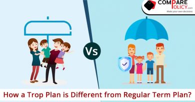 How a trop plan is different from regular term plan