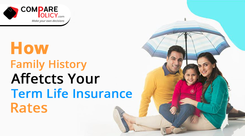 How Family history affects your term life insurance rates