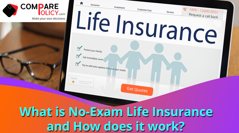 What is no-exam life insurance and how does it work