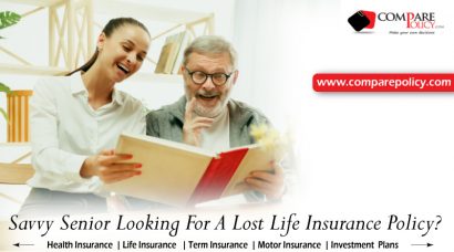 Savvy senior looking for a lost life insurance policy