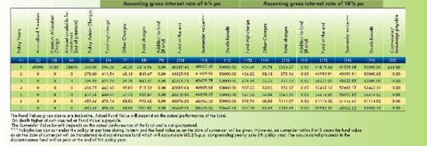 Sahara Sanchit Jeevan Bima Plan Benefit Illustration